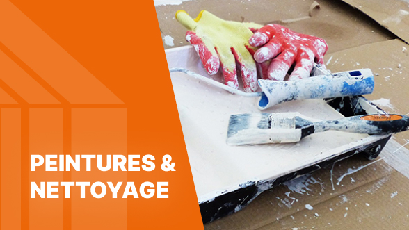 peinture et nettoyage
